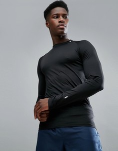 Черный лонгслив New Look SPORT - Черный