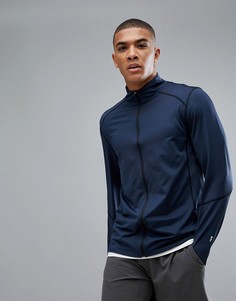 Темно-синий свитшот на молнии New Look SPORT - Темно-синий
