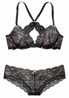 Комплект: бюстгальтер Push-up + трусики Lascana