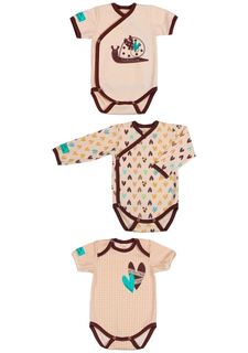 Комплект : боди 3 шт Lucky child