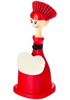 Щетка и губка для мытья посуды на подставке DOLLS VIGAR