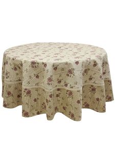 Скатерть круглая Анна Naturel