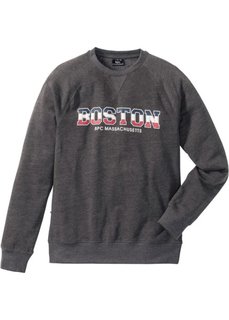 Свитшот Regular Fit (антрацитовый меланж) Bonprix