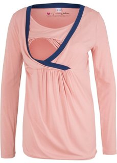 Футболка с функцией кормления (розовый) Bonprix