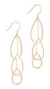 Gorjana Interlocking Tear Drop Earrings