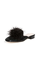 Kate Spade New York Gala Pom Pom Mules