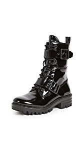 KENDALL + KYLIE Eliya Buckle Combat Boots
