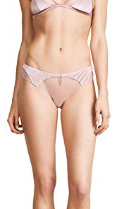 KENDALL + KYLIE Velour Garter Cheeky Panties