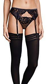 KENDALL + KYLIE Embroidered Garter Belt