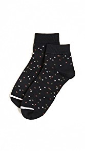 Madewell Heart Dance Ankle Mid Socks