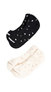 Madewell Two Pack Stars No Show Sock Set