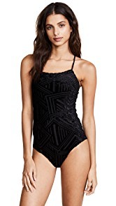 Only Hearts Cut Velour Bodysuit