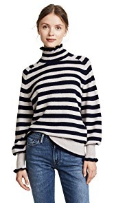 Rebecca Taylor Cozy Ruffle Pullover