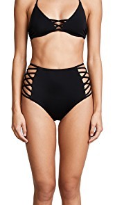 Tori Praver Swimwear Damia Cheeky High Waist Bottoms