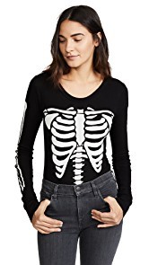 Wildfox X-Ray Vision Margot Bodysuit