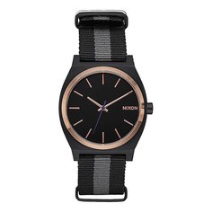 Кварцевые часы Nixon Time Teller Black/Rose Gold/Charcoal