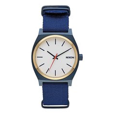 Кварцевые часы Nixon Time Teller Blue/Gold/White