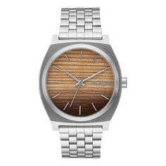 Кварцевые часы Nixon Time Teller Wood/Silver