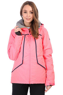 Куртка утепленная женская Roxy Wildlife Neon Grapefruit