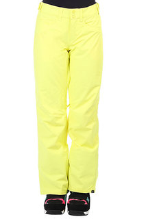Штаны сноубордические женские Roxy Backyard Lemon Tonic