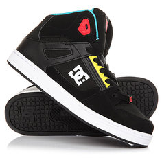 Кеды кроссовки высокие детские DC Shoes Rebound Black/Multi