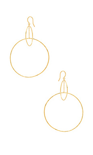 Серьги interlocking - gorjana