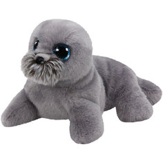 Мягкая игрушка "Морской лев (серый) Wiggy, 33 см", Classic, Ty