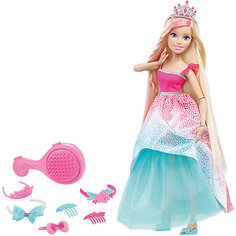 Кукла большого размера с длинными волосами, Barbie Mattel