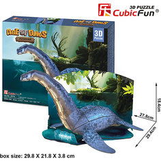 Пазл 3D "Эра Динозавров Плезиозавр", CubicFun
