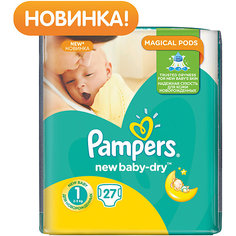 Подгузники Pampers New Baby-Dry Newborn, 2-5 кг., 27 шт.