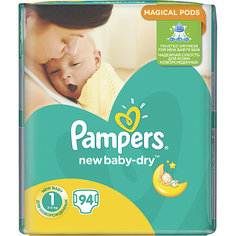 Подгузники Pampers New Baby-Dry Newborn 2-5 кг, 94 шт