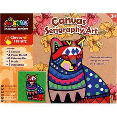 Большой набор для шелкографии "Кот" Avenir