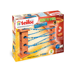 Конструктор из кирпичиков Teifoc "Серпантин", 210 деталей