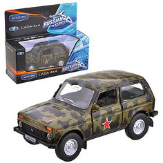Коллекционная машинка Autotime "Lada 4х4 Армейская" 1:36