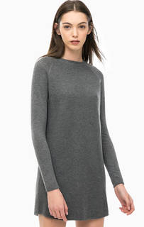 Короткое трикотажное платье с длинными рукавами Only