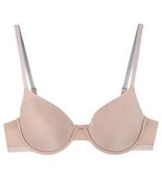 Бежевый бюстгальтер на косточках Emporio Armani