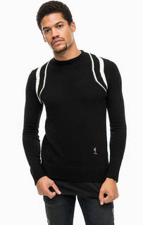 Черный джемпер с круглым вырезом Religion