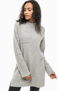 Серый удлиненный джемпер Religion