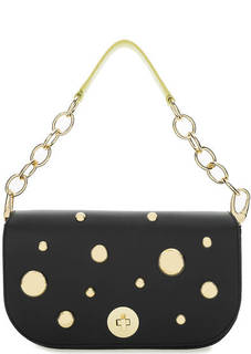 Кожаная сумка с металлическим декором Braccialini