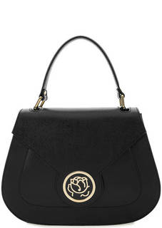 Сумка из сафьяновой кожи с откидным клапаном Braccialini