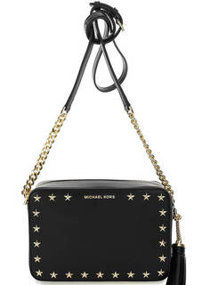 Маленькая кожаная сумка через плечо Michael Michael Kors