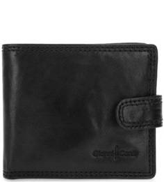 Кожаное портмоне с тремя отделами для купюр Gianni Conti