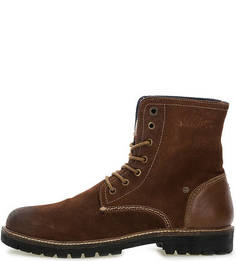 Высокие ботинки коричневого цвета S.Oliver