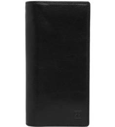 Портмоне из натуральной кожи черного цвета Sergio Belotti