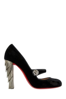 Бархатные туфли Rex Mj 100 Christian Louboutin