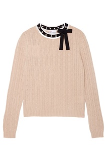 Шерстяной джемпер бежевый RED Valentino