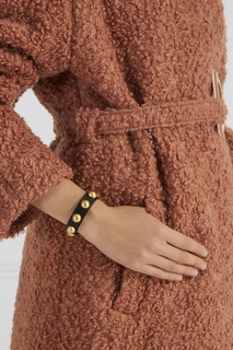Кожаный браслет с пряжкой RED Valentino