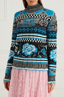 Свитер с узорами интарсия Msgm