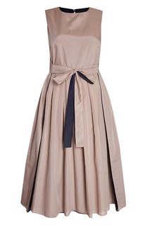 Хлопковое платье со складками Tiberio MAX Mara