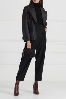 Черные брюки со складками Frank Sportmax Code